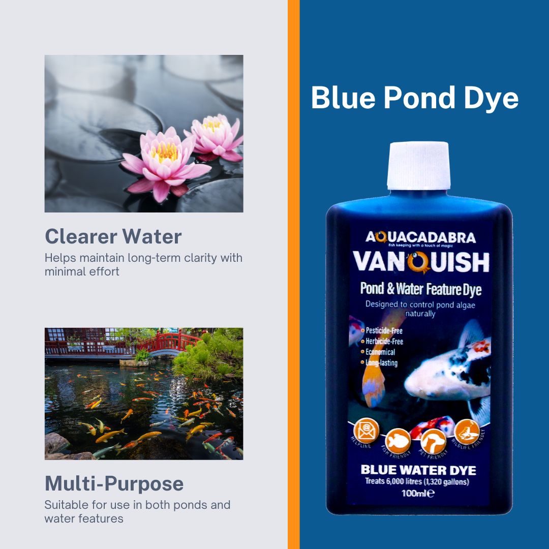 Aquacadabra Vanquish Pond Water Feature Dye Blue