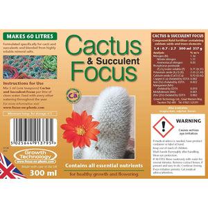 Growth Technology Cactus & Succulent Focus 300ml 
