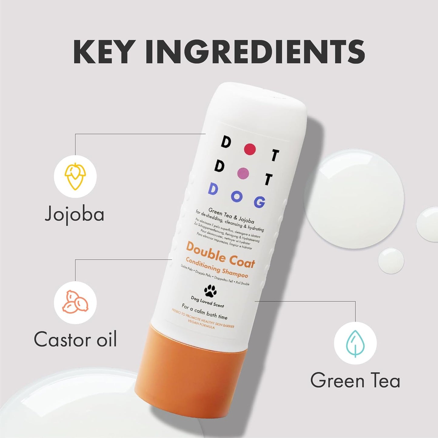 Dot Dot Pet Hypoallergenic Calming Sensitive Skin Safe Dog Shampoo