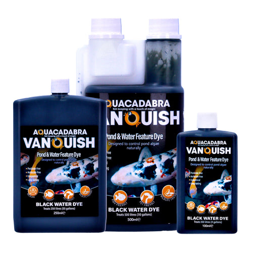 Aquacadabra Vanquish Pond Water Feature Dye Black