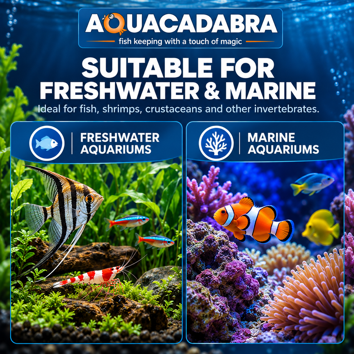 Aquacadabra Aquanew Water Conditioner Fish Shrimp Marine 250ml 500ml 1L