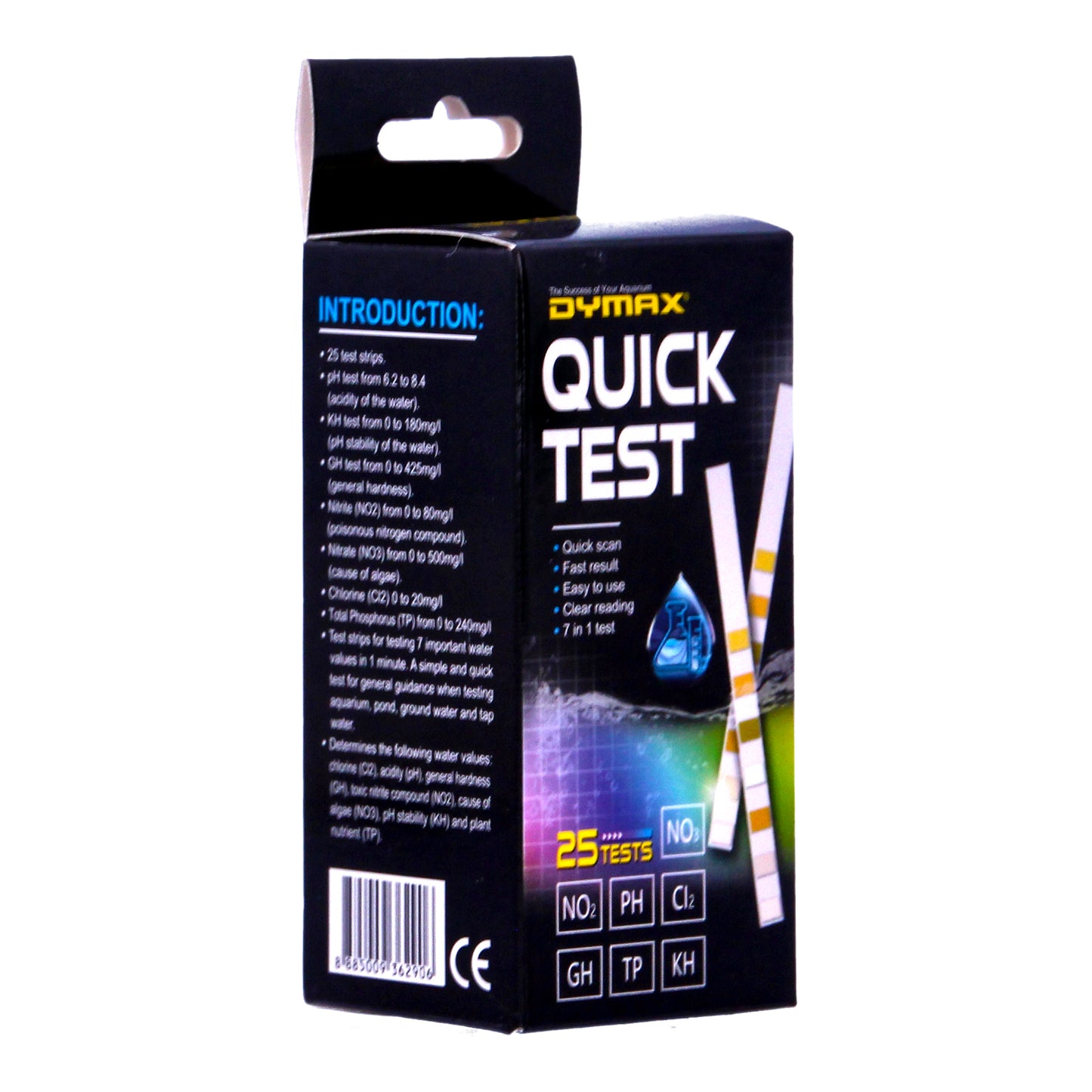 Dymax Water Quick Test 7 In 1 Dip Test (25 Test)