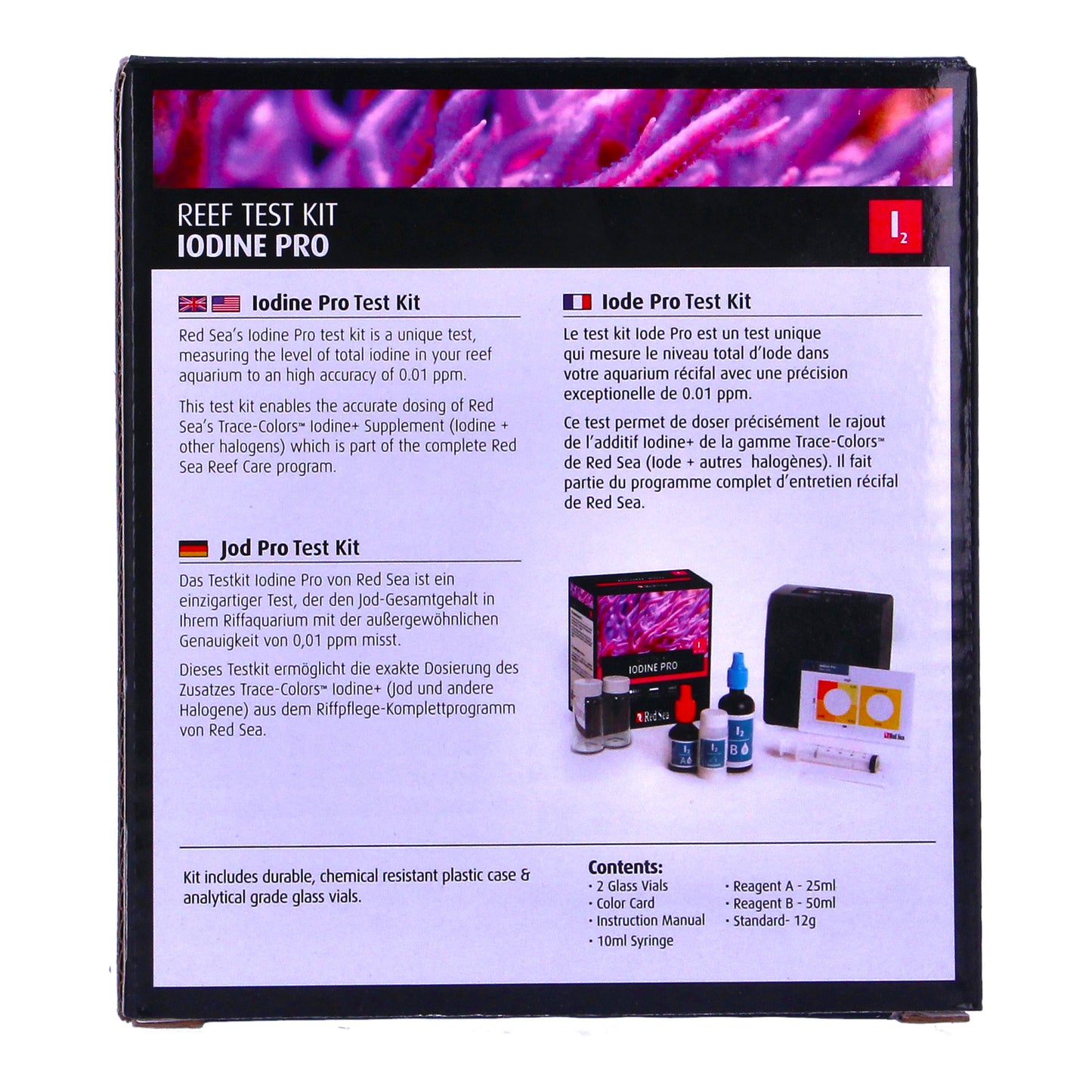 Red Sea Pro Test Kit: Iodine Pro (Best Before 02/26)