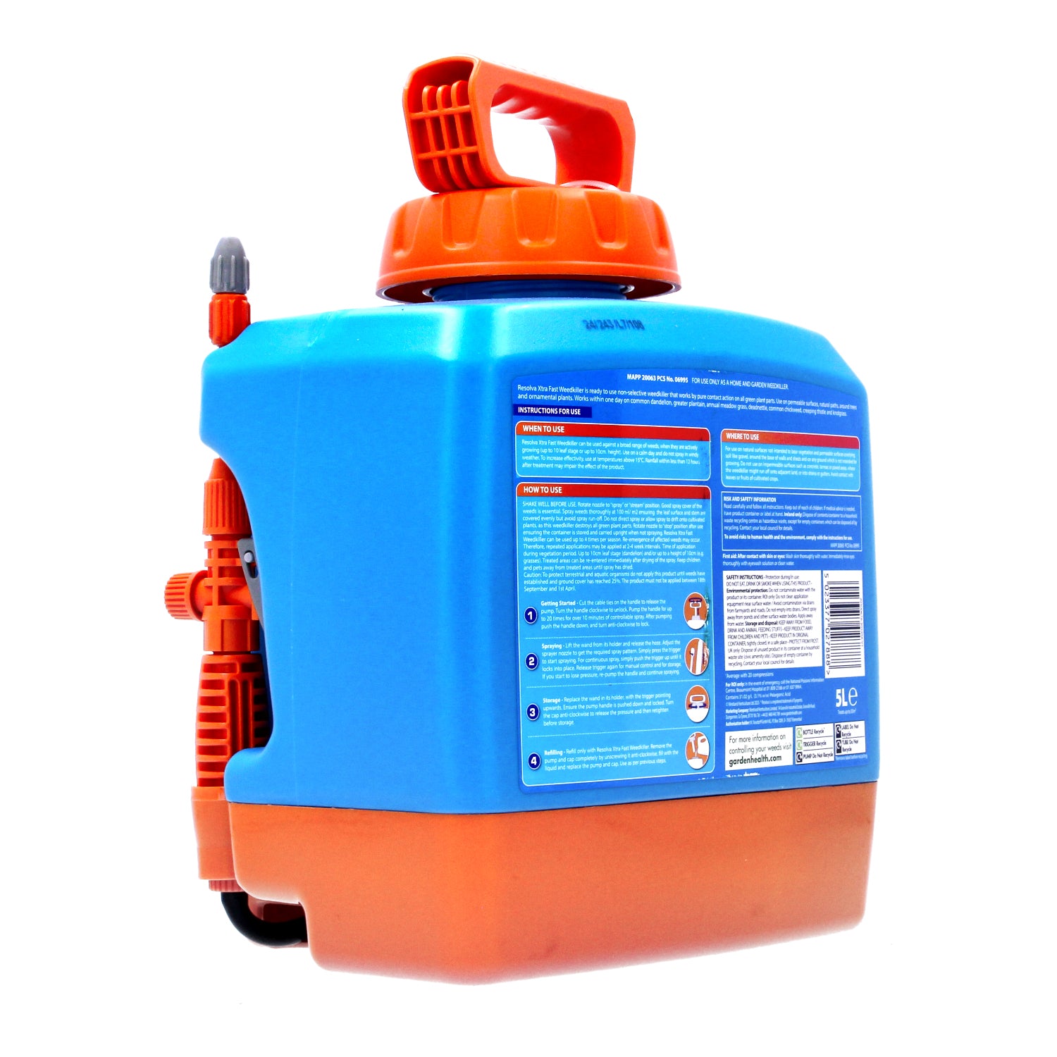 Resolva Xtra Fast Weedkiller RTU Power Pump 5L