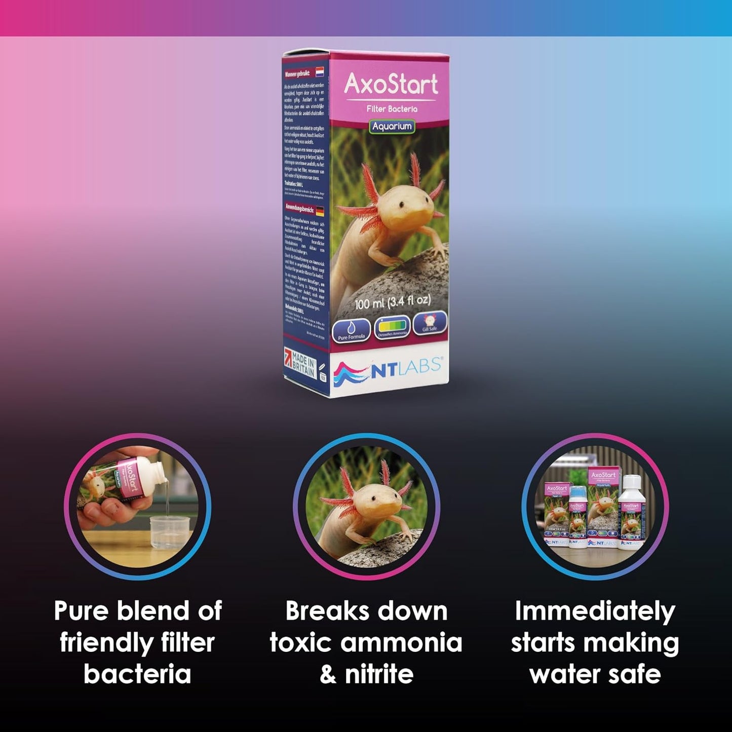 NT Labs AxoStart - Axolotl Filter Starter