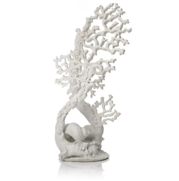 biOrb Fan Coral Ornament White Medium