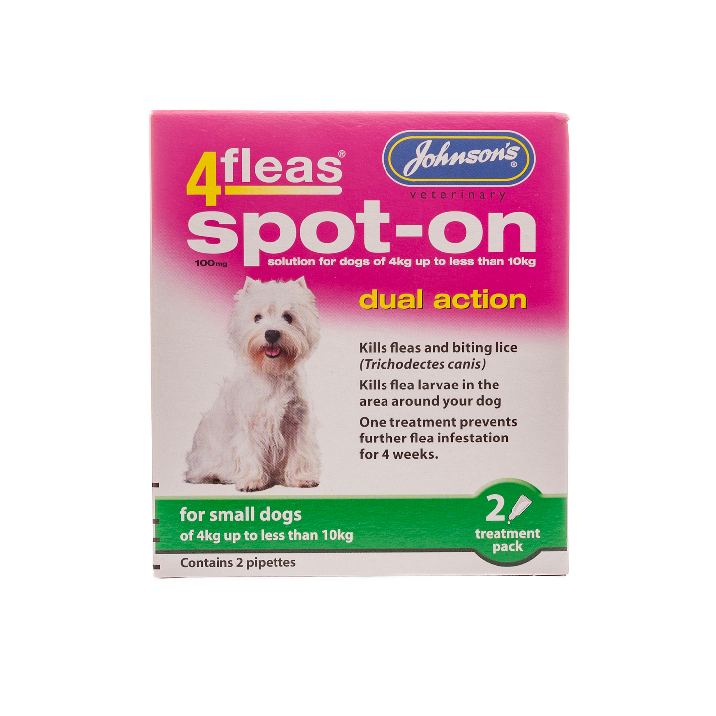 4fleas Spot-On Dual Action Flea Treatment for Dogs