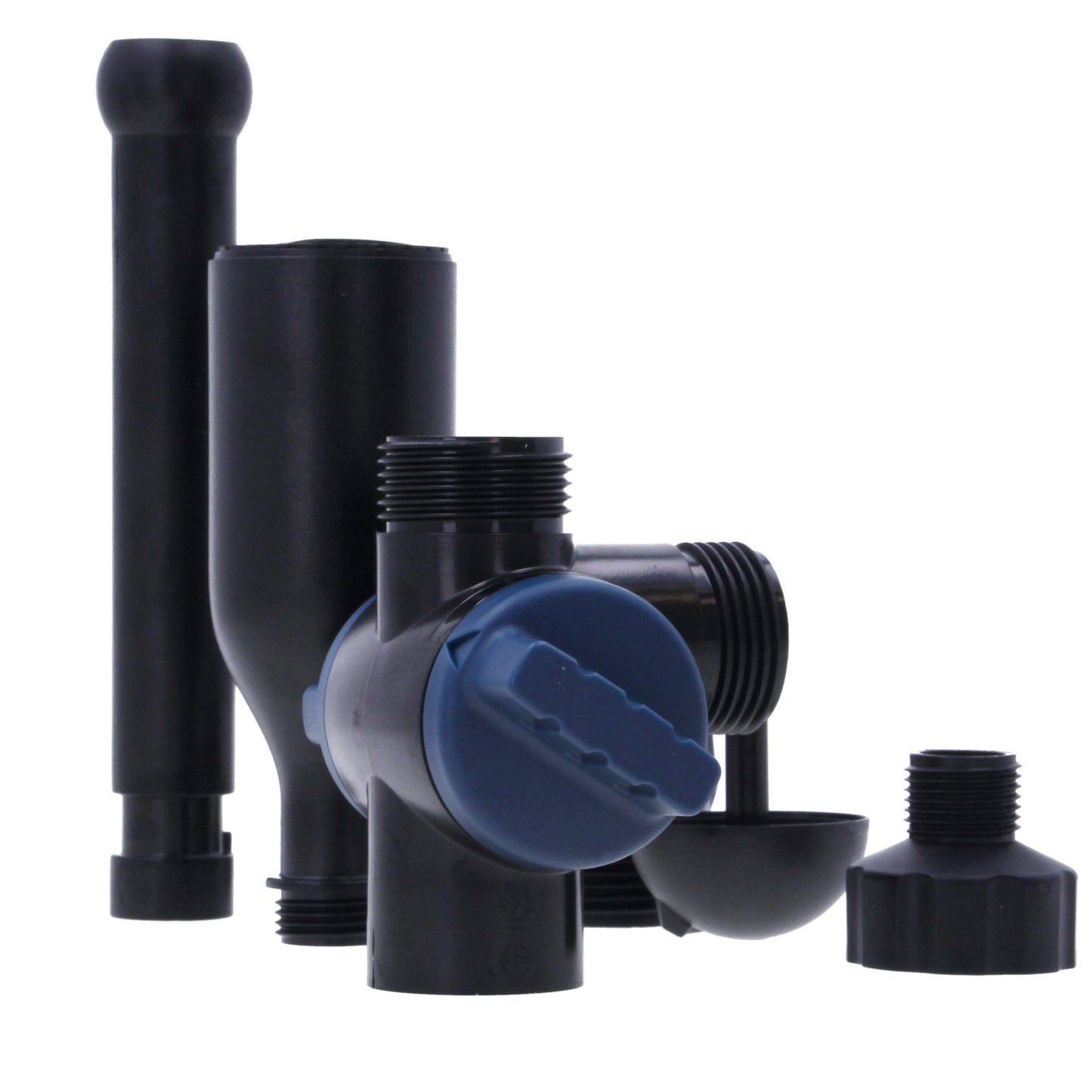 Aquacadabra Pond Fountain Nozzle Kit with Flow Control Nozzle Kit 1/2" + 1"