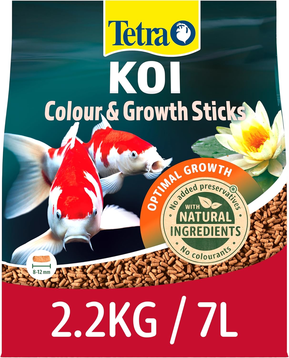 Tetra Pond Koi Sticks Colour and Growth