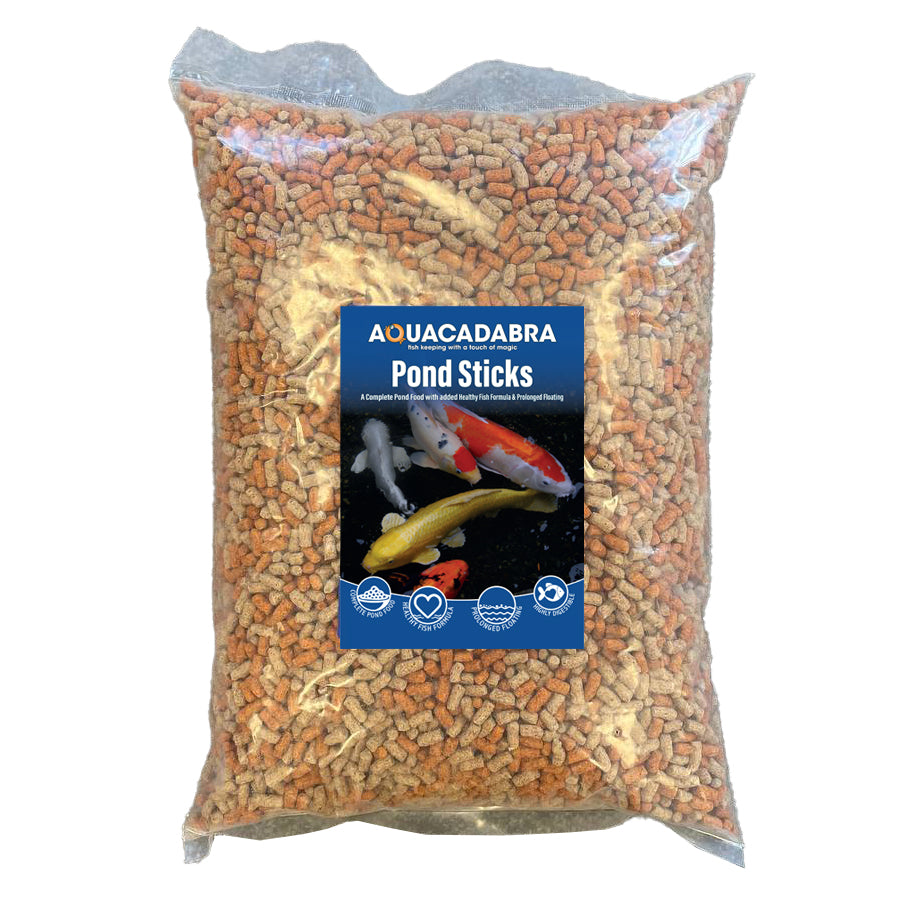 Aquacadabra Pond Sticks 2kg Floating Fish Food BB 02/2028