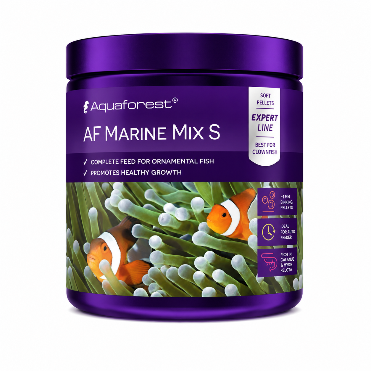 Aquaforest Marine Mix Flake Food | Premium Fish Diet | 25g, 120g (Small/Medium)