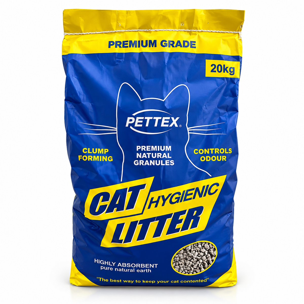 Pettex Premium Hygienic Clumping Cat Litter 10kg/20kg