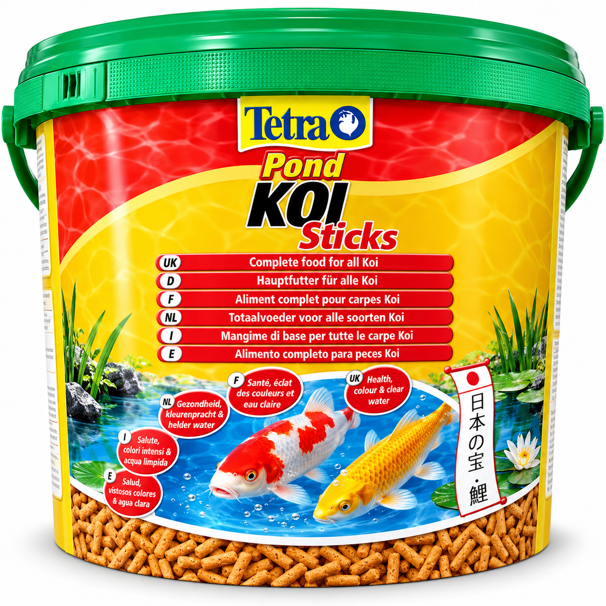 Tetra Pond Koi Sticks 10L – Floating Koi Carp Pond Fish Food