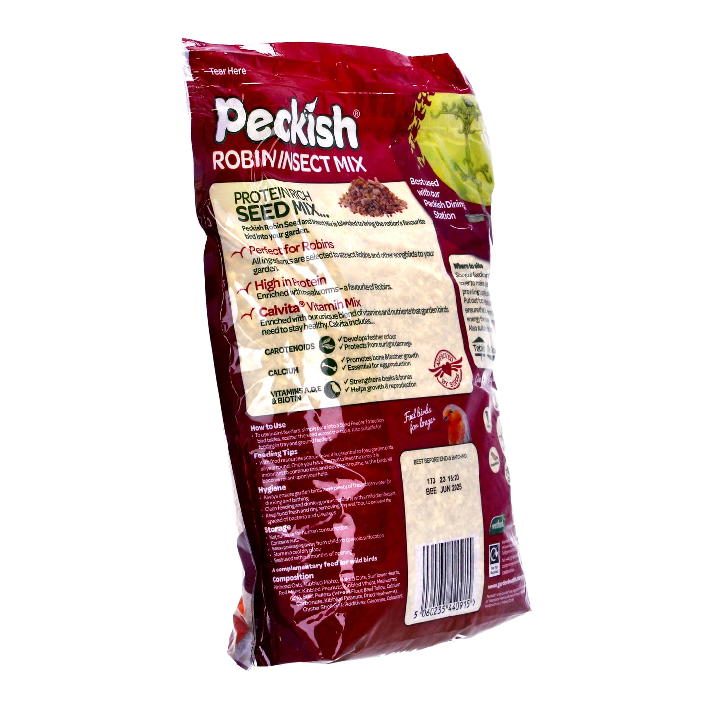 Peckish Robin Seed & Insect Mix 2kg