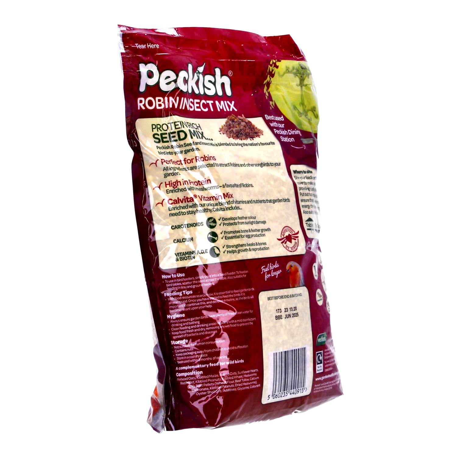 Peckish Robin Seed & Insect Mix 2kg