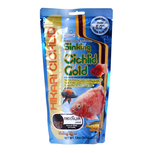Hikari Cichlid Gold Sinking Medium Pellets (Low Date)
