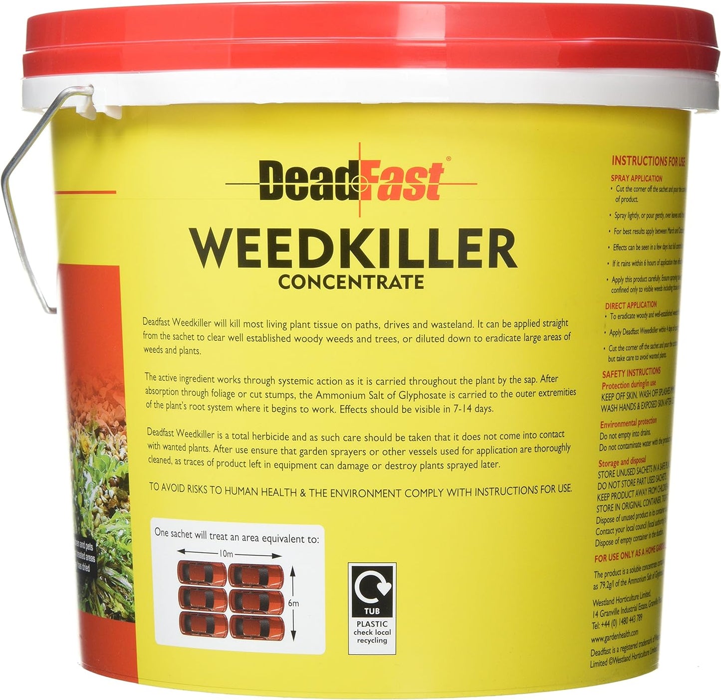 Deadfast Weedkiller Concentrate 12x 100ml Tub