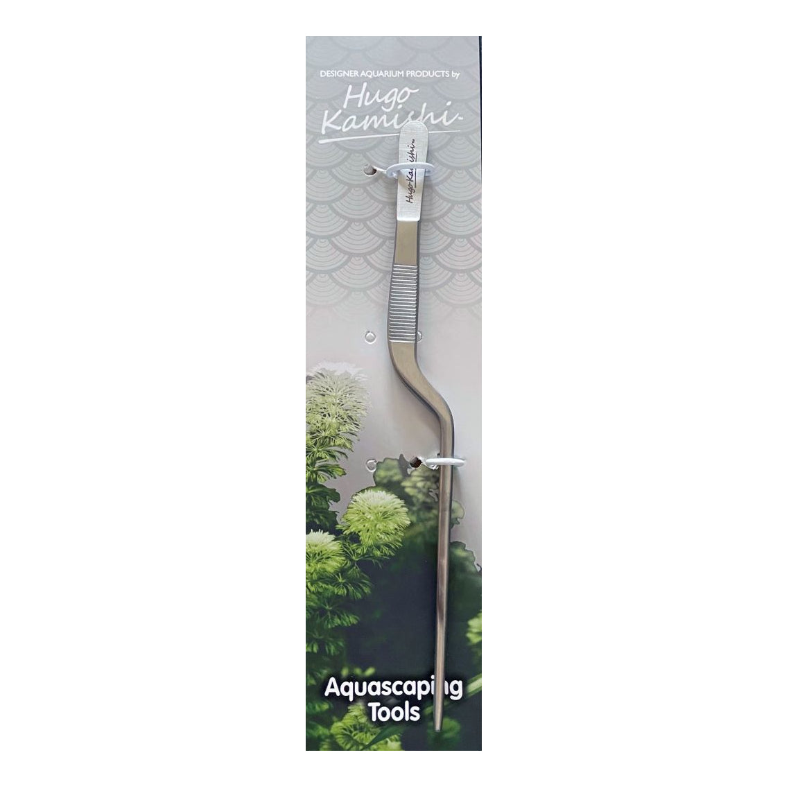 Stainless Steel Hugo 20cm Pro Tweezers Substrate Leveling Tool Aquarium Maintenance
