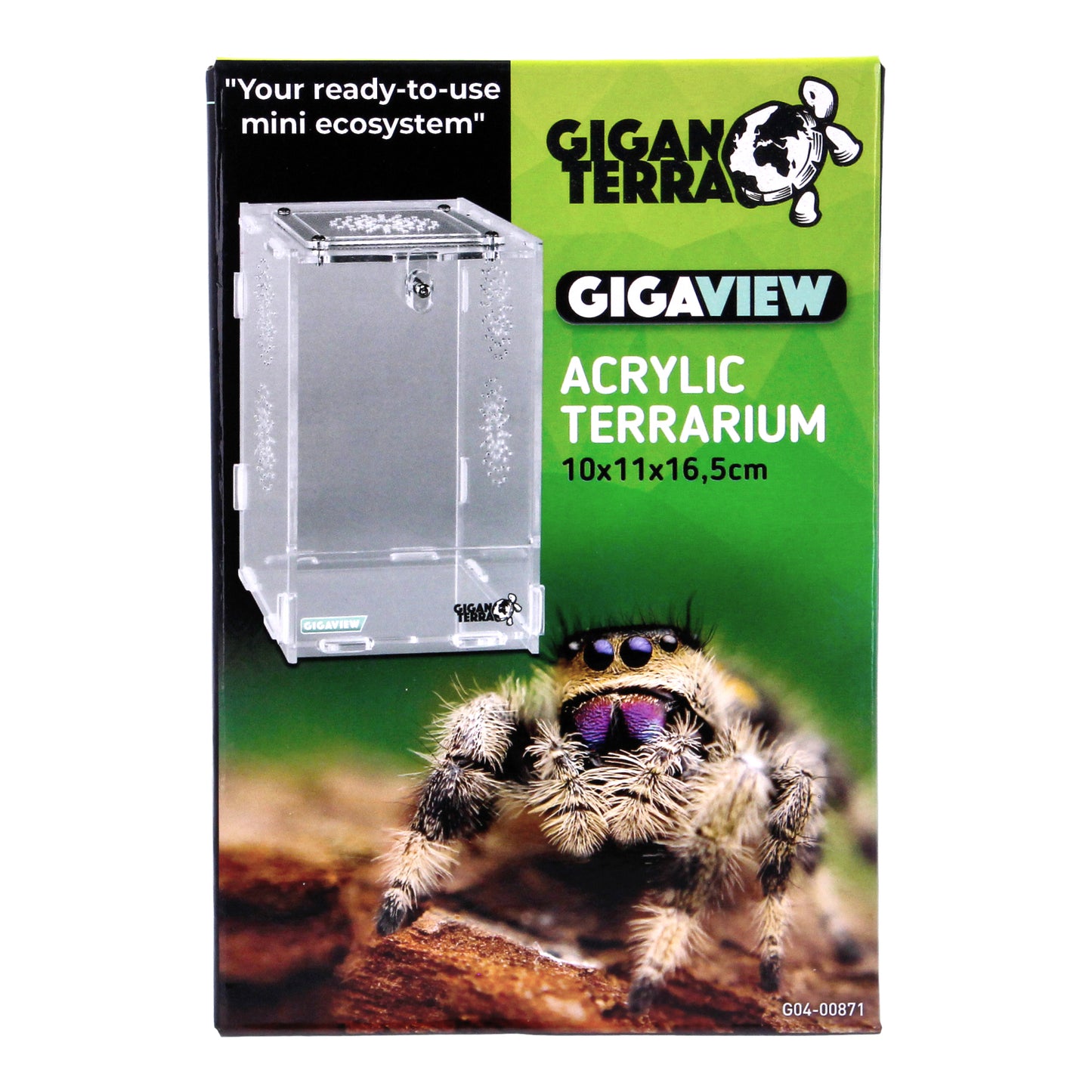 GIGANTERRA Easy Assemble Acrylic Clear Terrarium For Reptiles