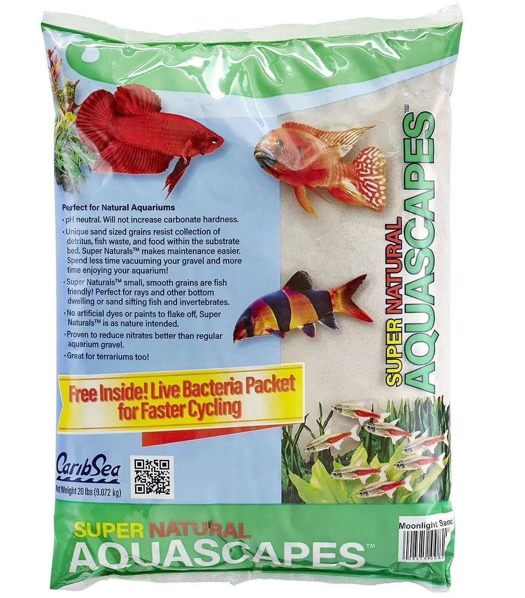 CaribSea White Marine Sand 20lb (9kg)