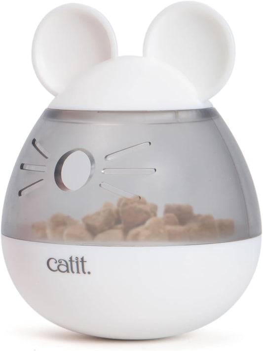 Catit PIXI Interactive Cat Treat Dispenser Wobble Mouse Design Cat Toy
