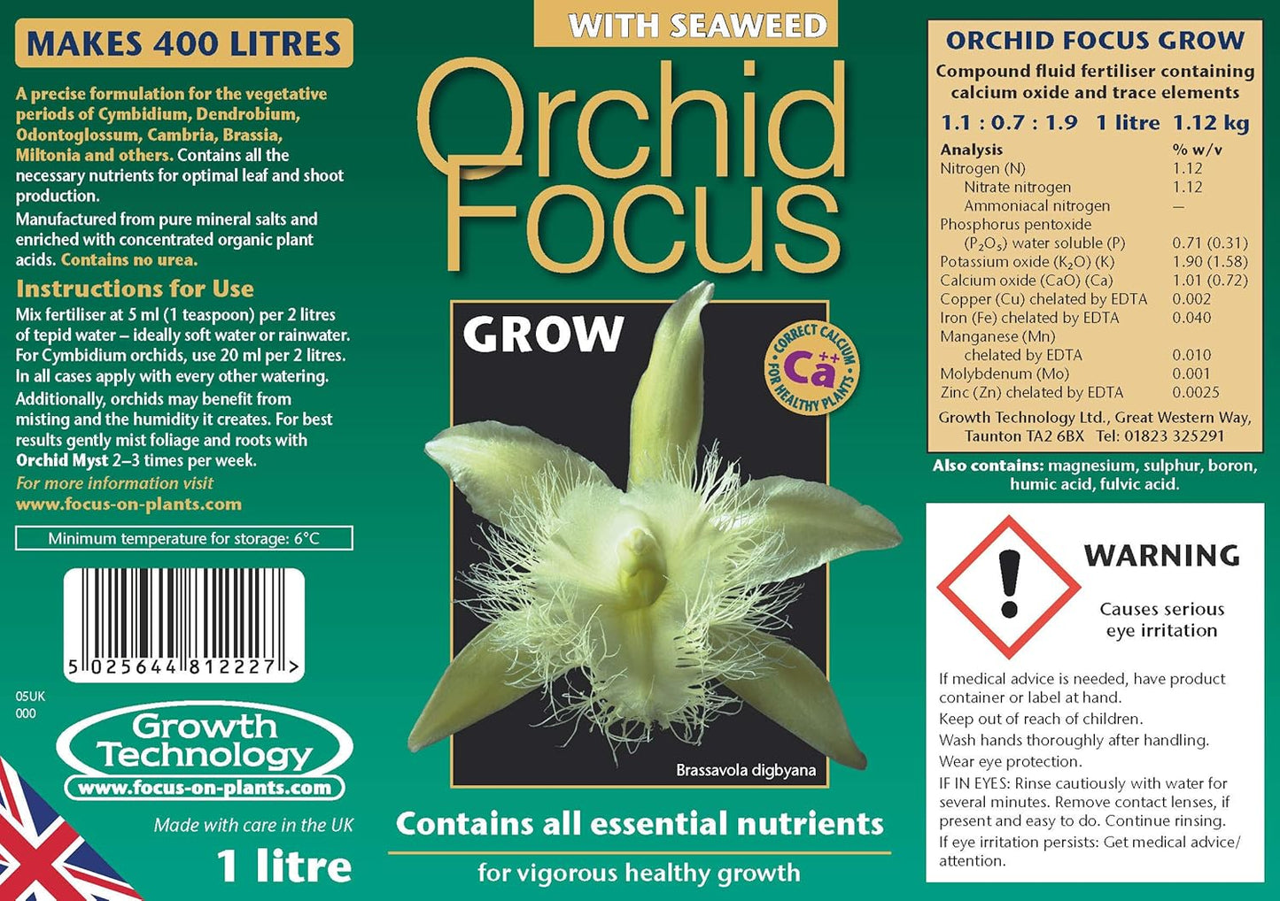 Growth Technology Orchid Focus Grow