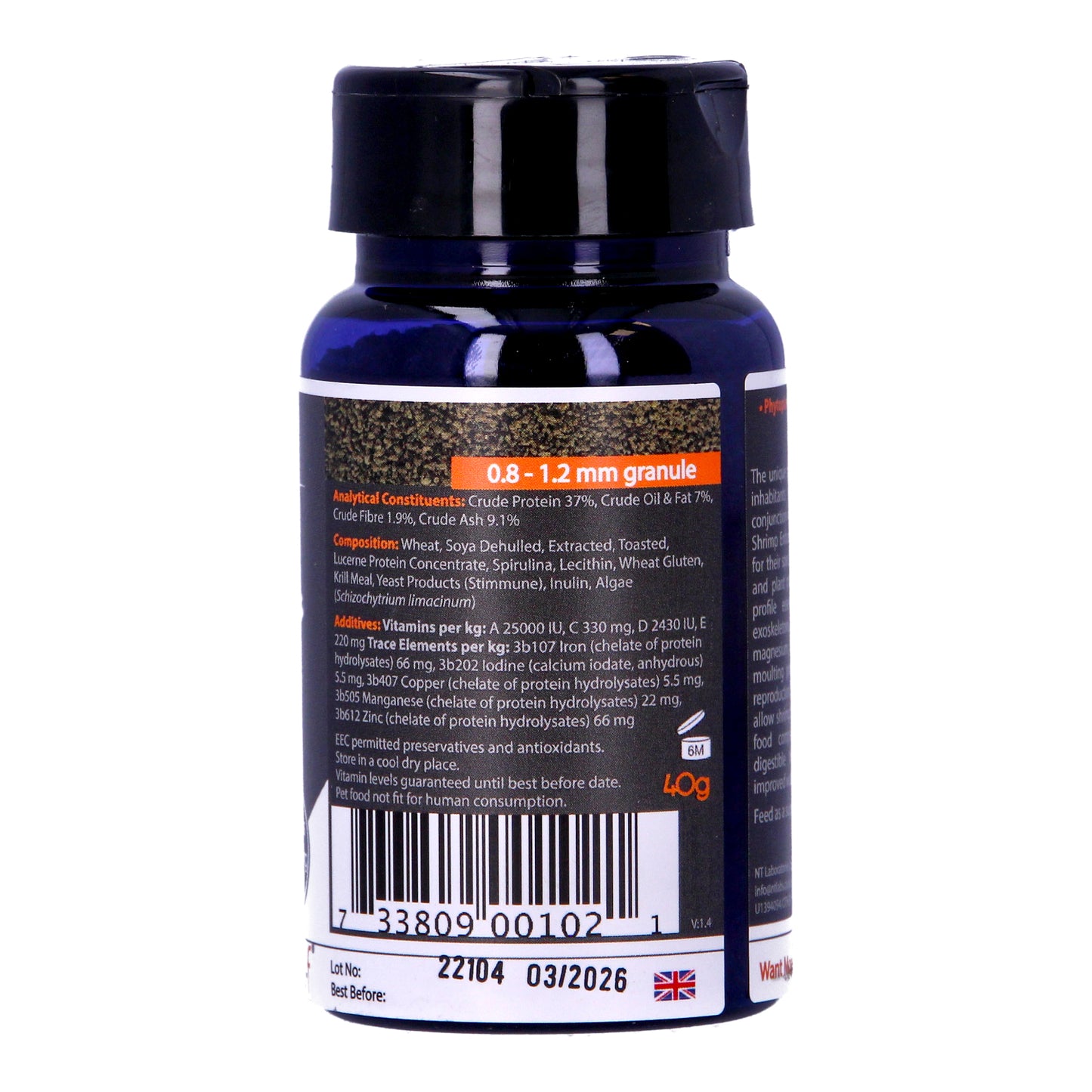 NT Labs Pro-F Shrimp Enhancer 40g