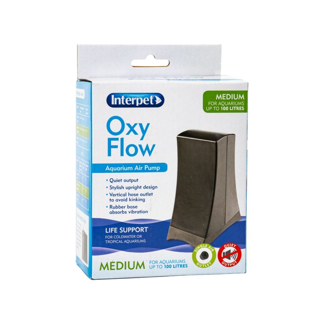 Oxy Flow Cold Water Tropical Aquarium Fish Tank Air Pump and Kits 38L/100L/300L