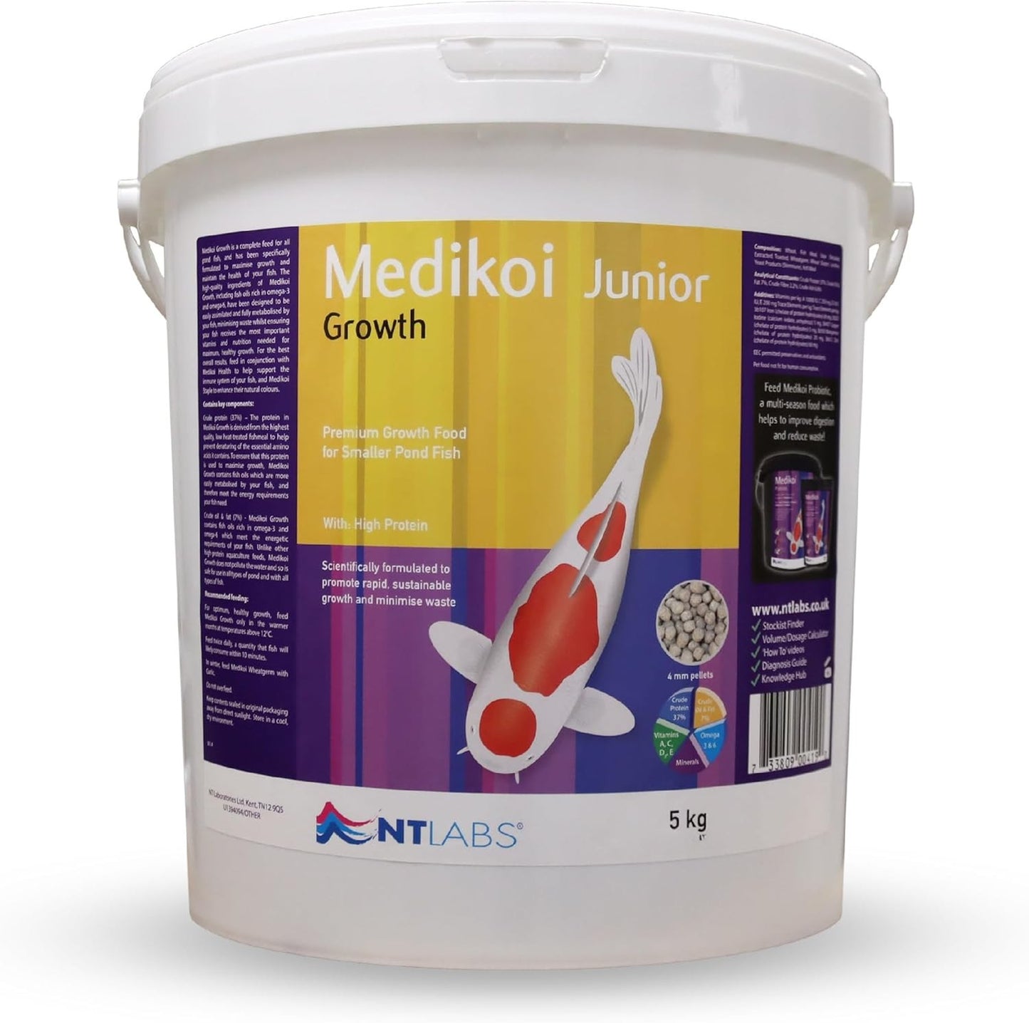 NT Labs Medikoi 6mm Growth Food 5Kg