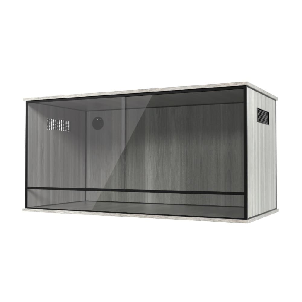 ProRep 4x2x2ft Reptile Vivarium with Glass Doors & Vents – Oak, Grey or Black