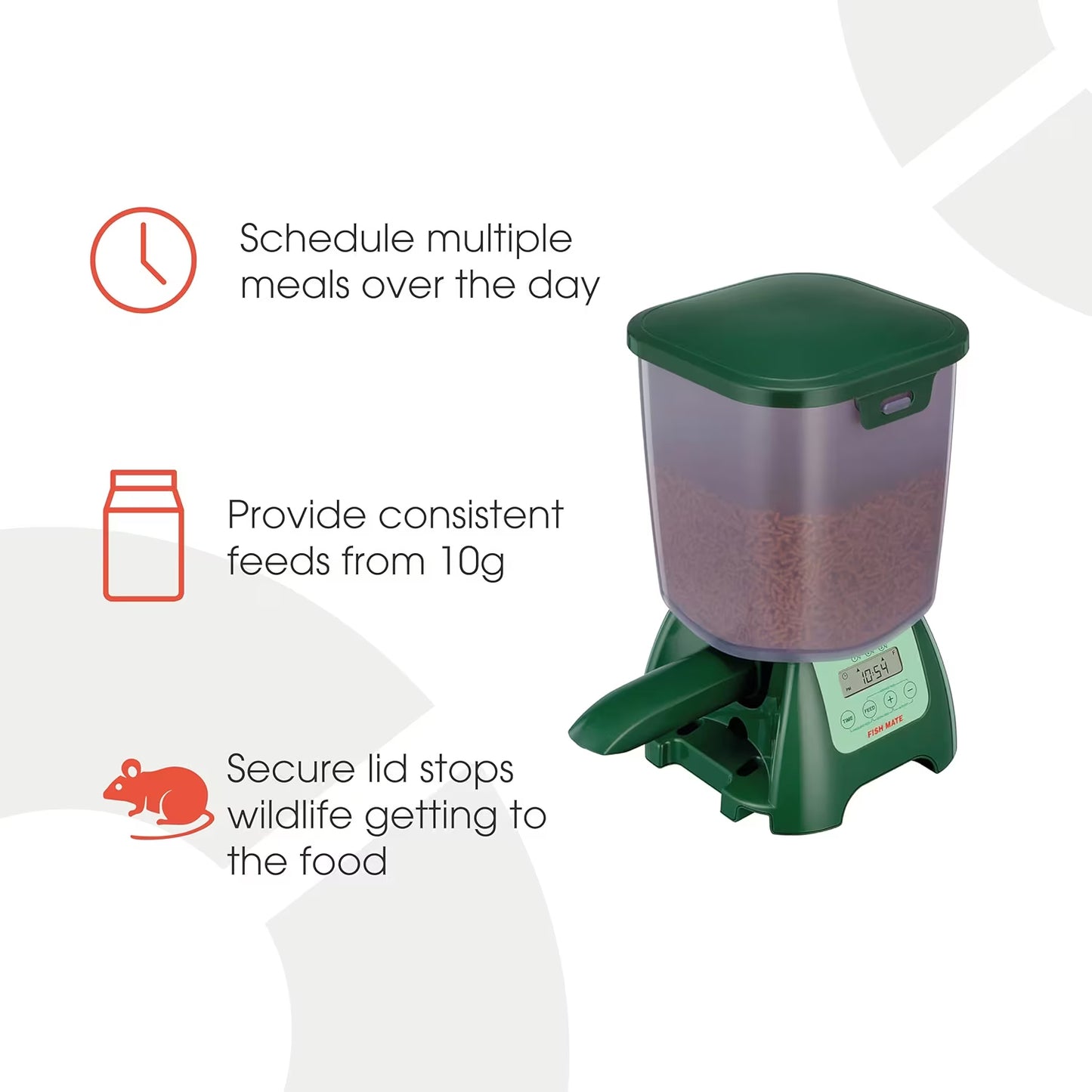 Fish Mate P7000 Automatic Koi Pond Fish Feeder - 348