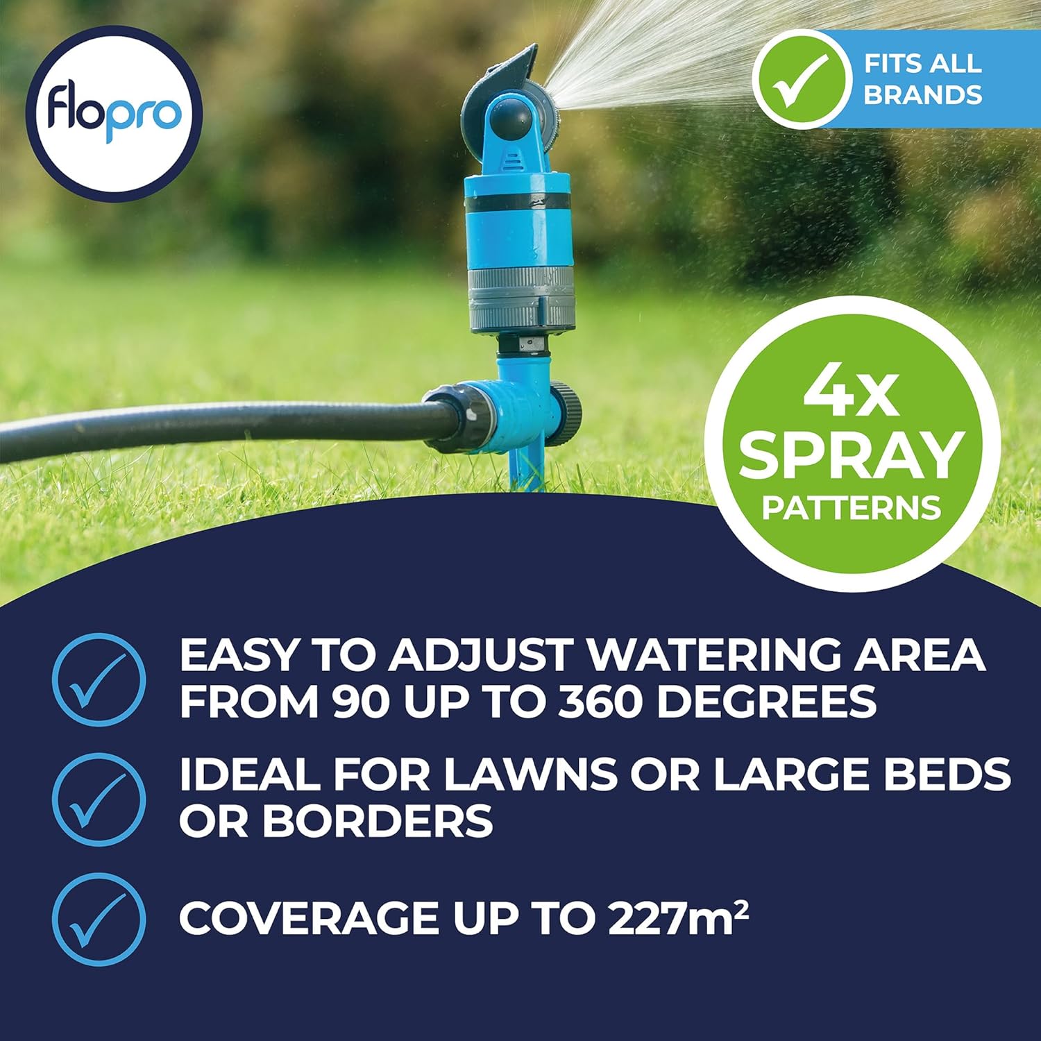 FloPro Adjustable  Multiflow Sprinkler 360