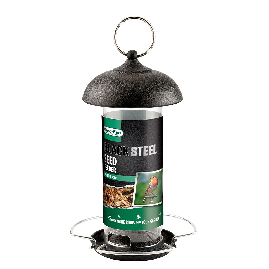 Gardman Black Steel Large Seed Feeder