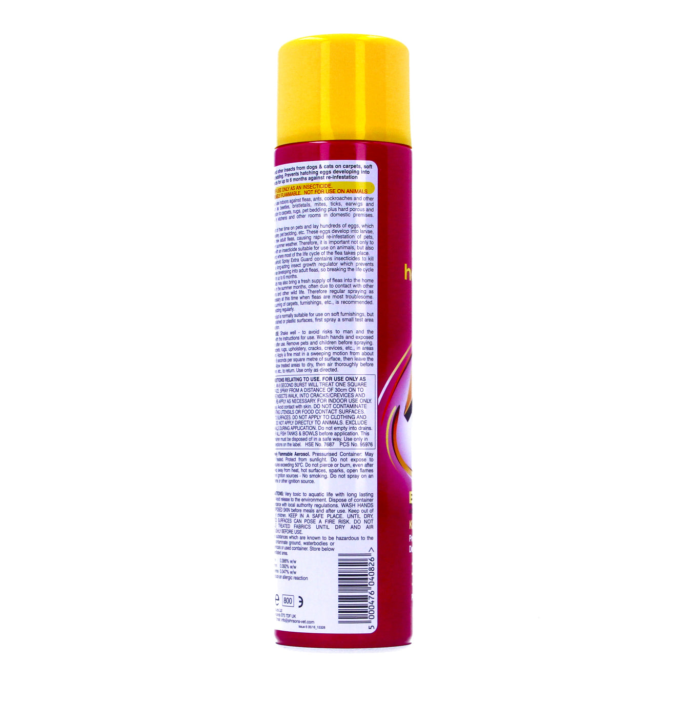 Johnsons 4Fleas IGR Home Household Flea Spray – 250ml & 600ml