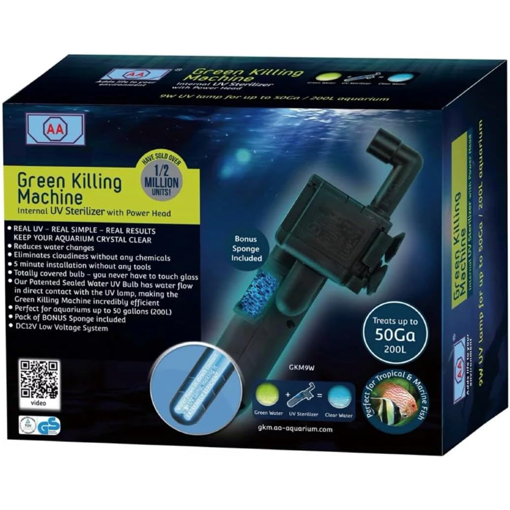 FRF UV Steriliser 9W Internal Aquarium Clarifier