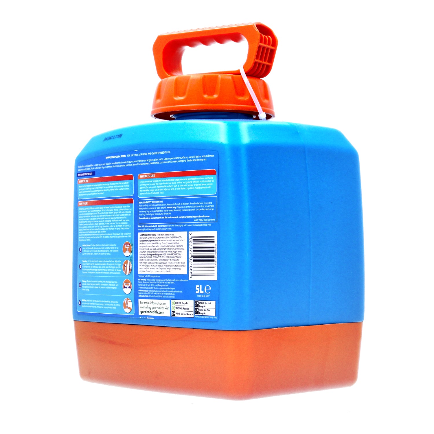 Resolva Xtra Fast Weedkiller RTU Power Pump 5L