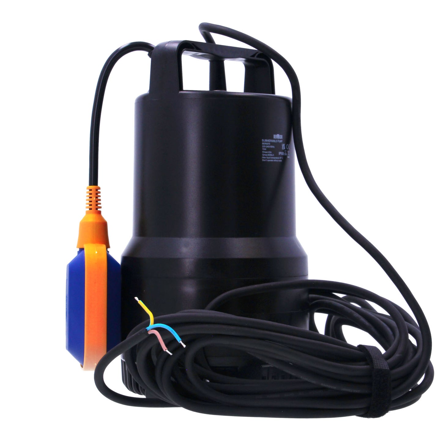 Bermuda Submersible Pond Pump 8000LPH with Float Switch – 70W