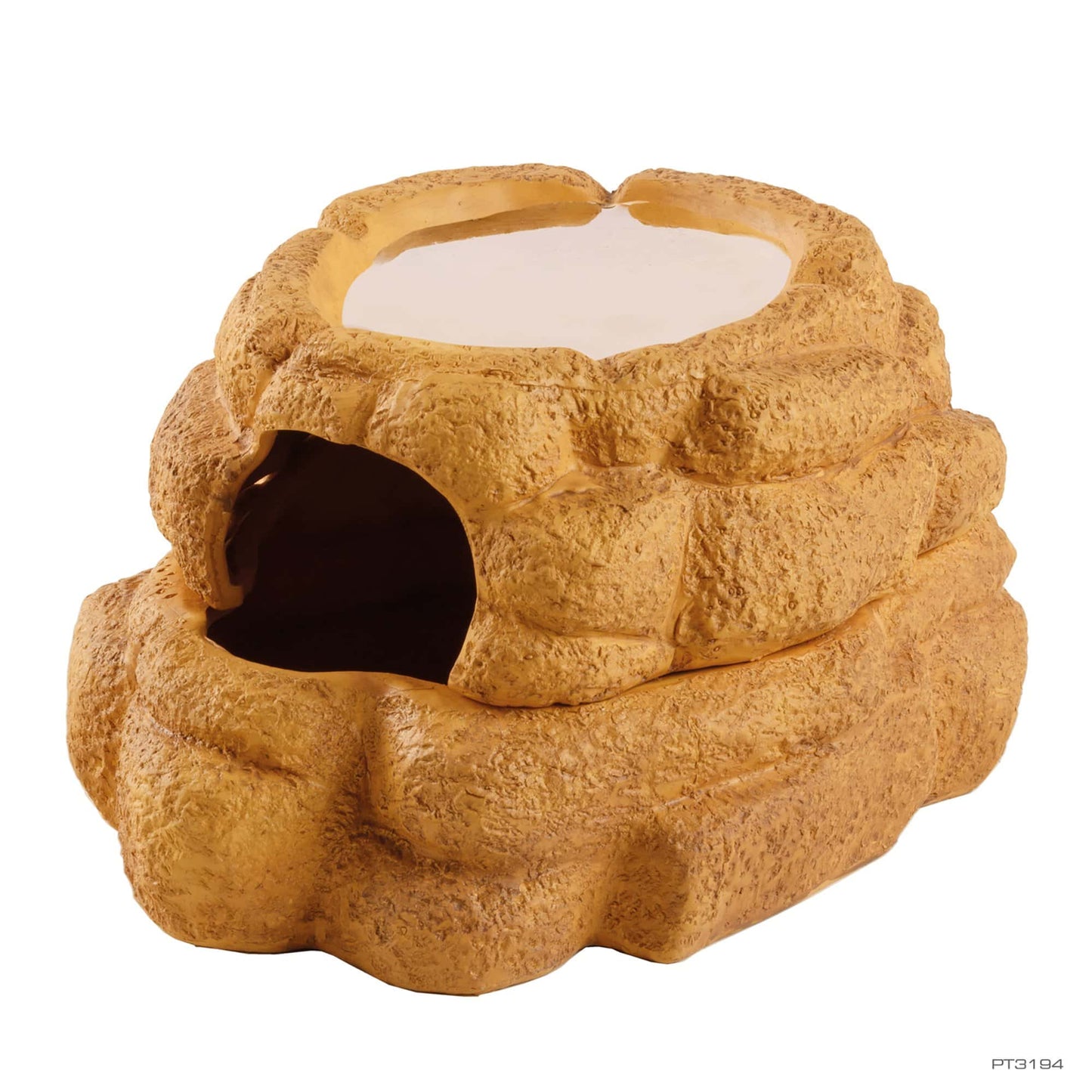 Exo Terra Big Rock Brown Ceramic Reptile Cave
