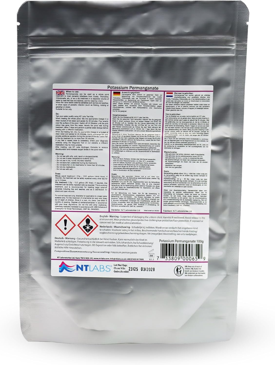 Nt Labs Koi Care Potassium Permanganate 100g