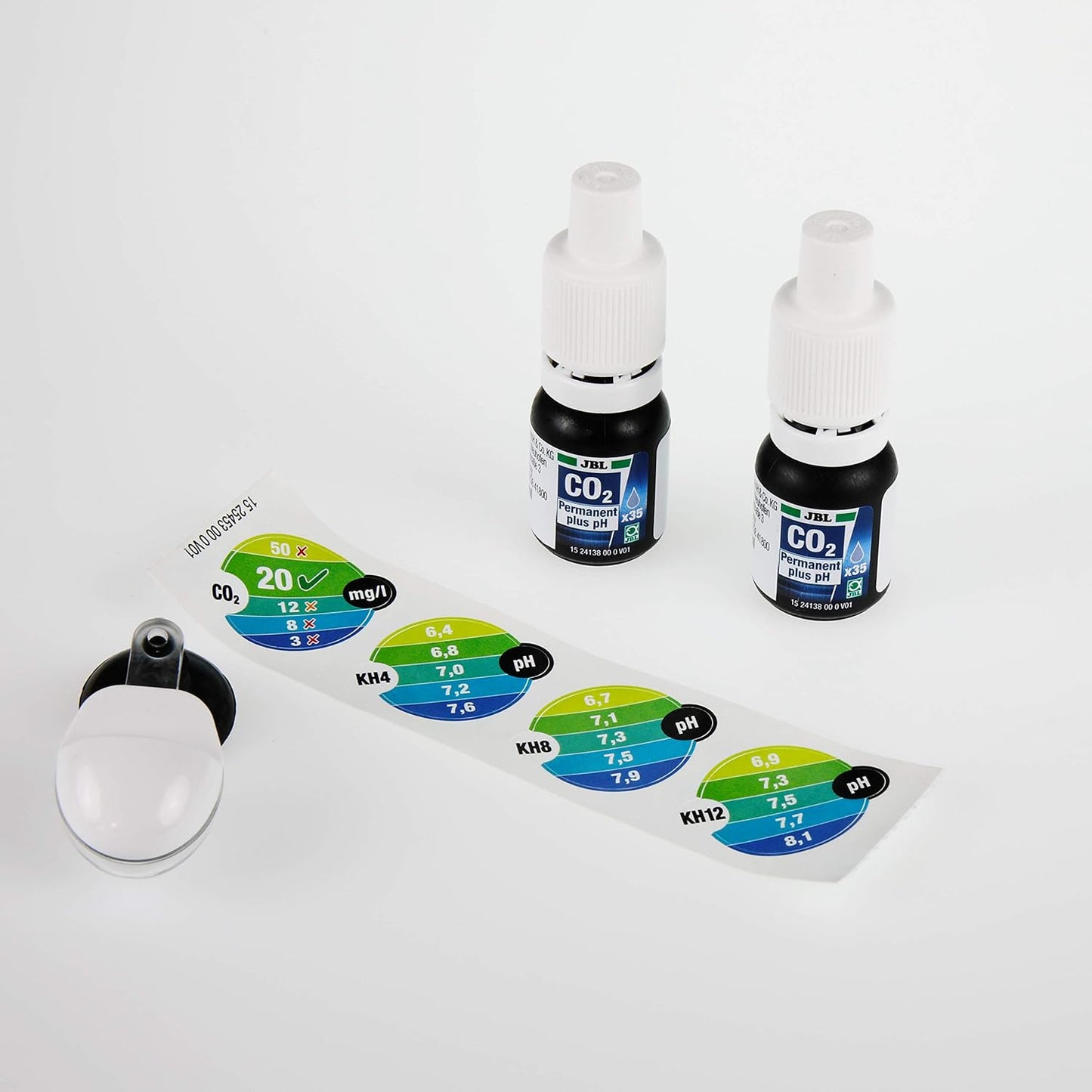 JBL ProAquaTest CO2 Plus PH Permanent Aquarium Fish Tank Water Test Kit