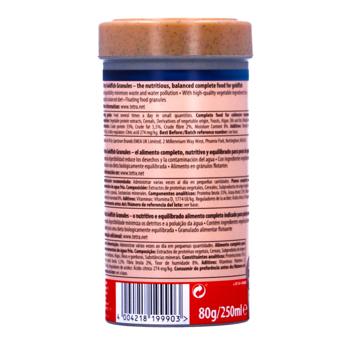 Tetra Goldfish Granules 80g - T3011