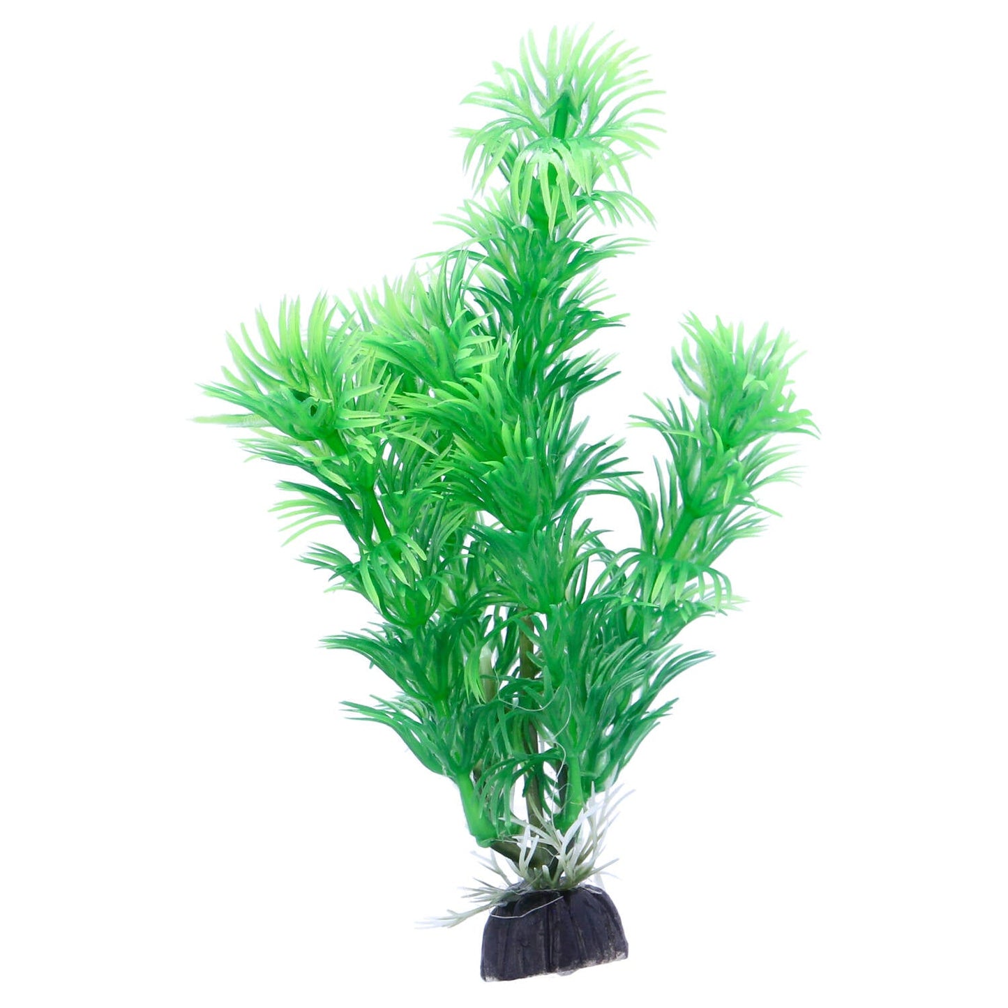 Green Plastic Aquarium Decoration Plants 10cm (Pack of 6) (Reward)