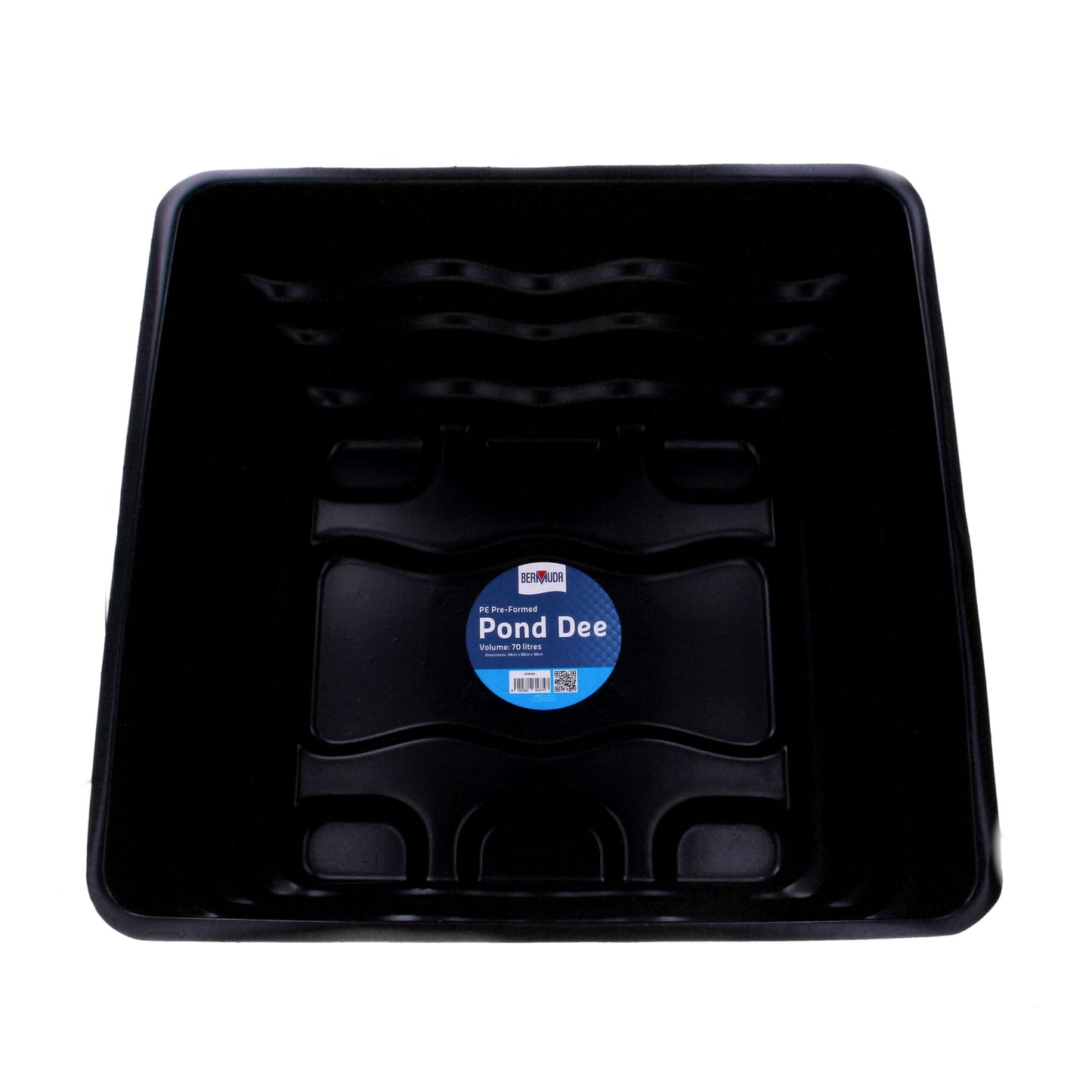 Bermuda Pre-Formed Pond Garden Moulded Plastic Pool Dee 70Lt
