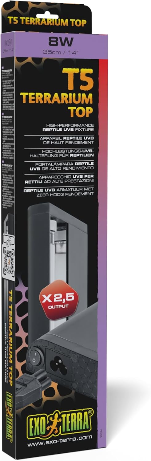Exo Terra T5 UVB Fixture – 35cm 8w