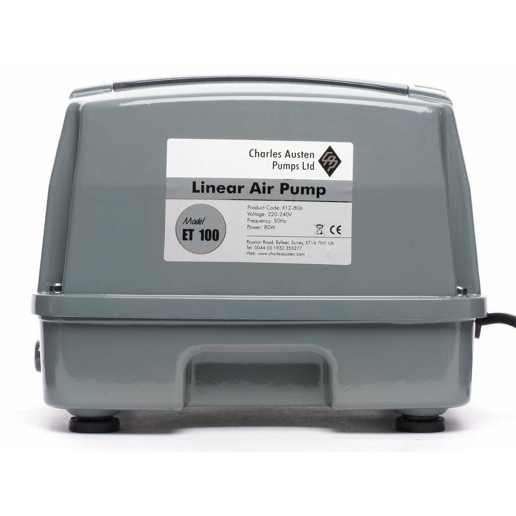 Charles Austen ET100 Enviro Pro Linear Air Pump – 100L/min