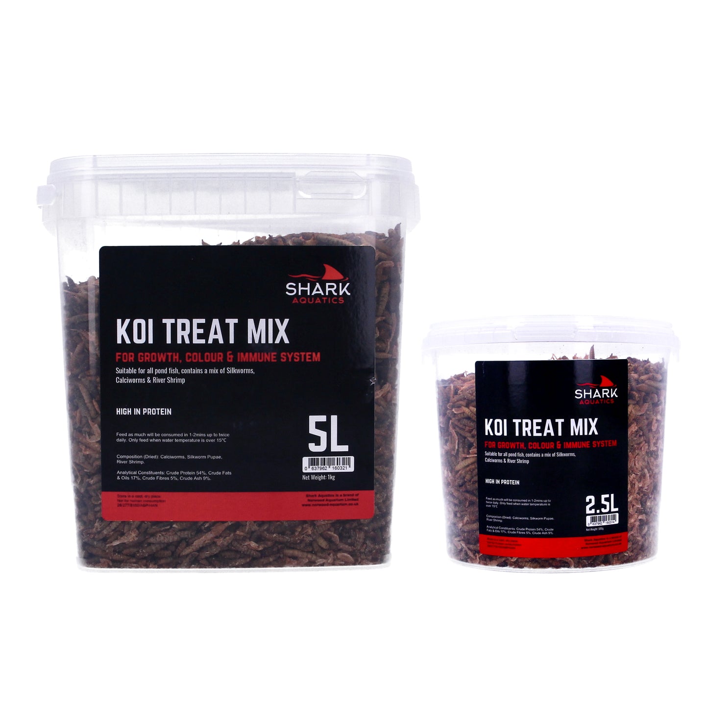 Shark Koi Treat Mix Dried Fish Food Growth