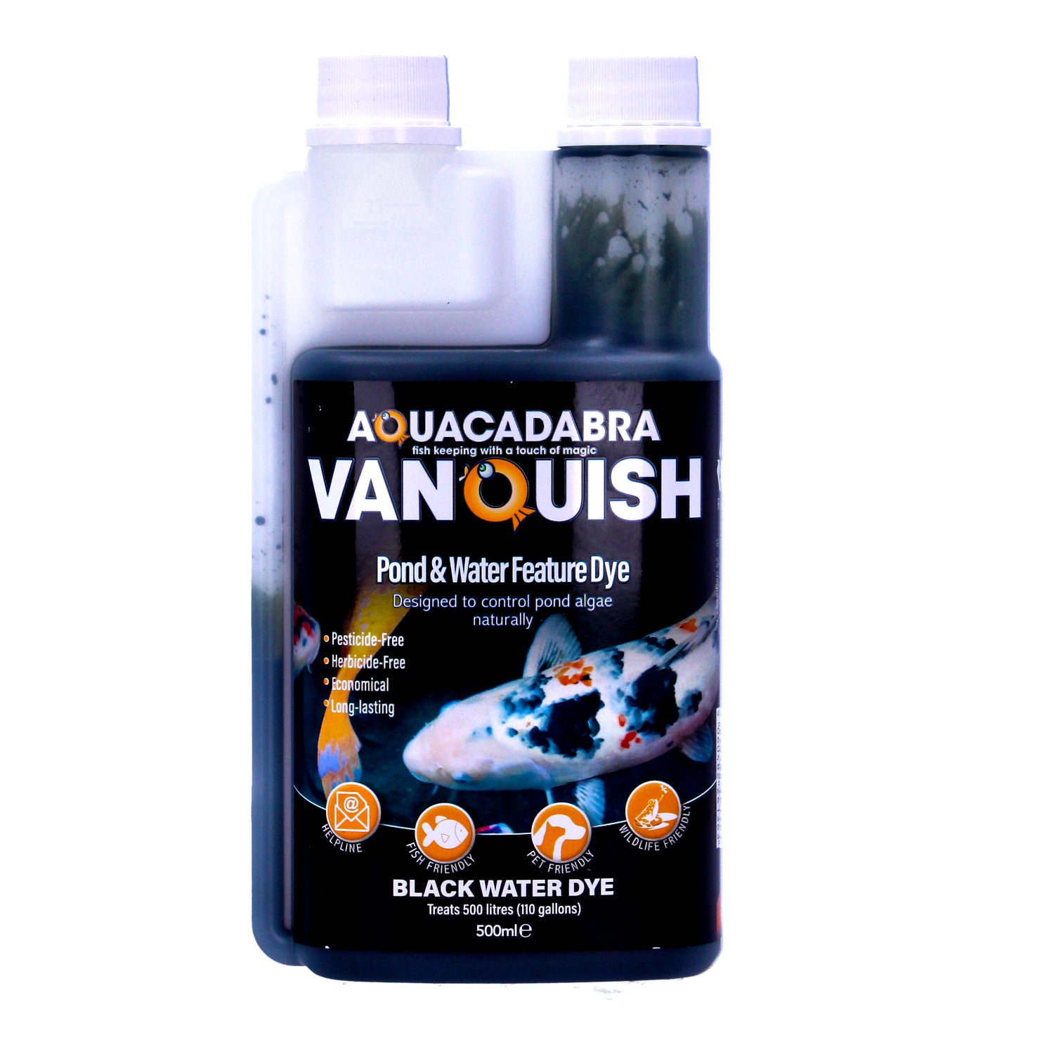 Aquacadabra Vanquish Pond Water Feature Dye Black