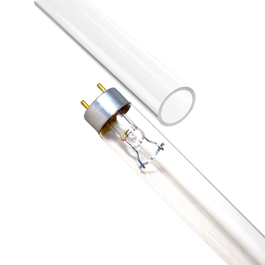 Evolution Aqua Pond UV Bulb Lamp & Quartz Sleeve Bundle