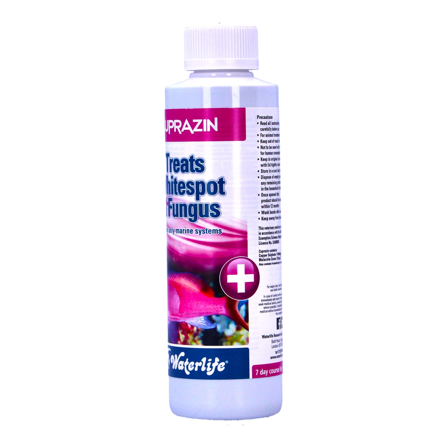 WATERLIFE CUPRAZIN 250ML MARINE WHITESPOT TREATMENT