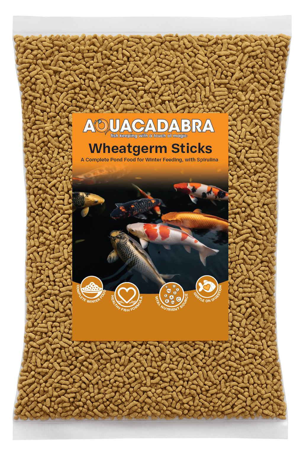 Aquacadabra Pond Wheatgerm Winter Autumn Cold Weather Koi Fish Food Sticks